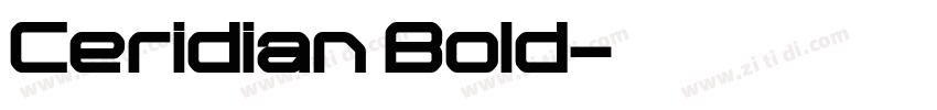 Ceridian Bold字体转换